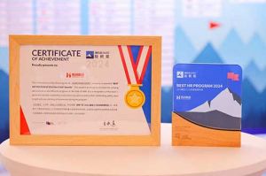 喜报！九游·会（J9）官方网站集团荣膺“2024极帜奖—最佳人力资源管理项目”奖项